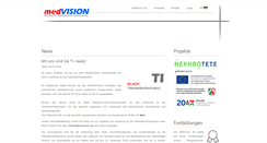 Desktop Screenshot of medvision.de