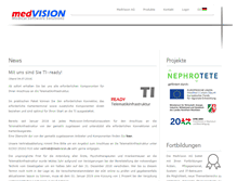 Tablet Screenshot of medvision.de